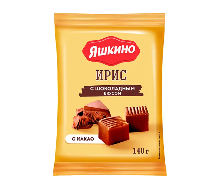 «Яшкино», ирис с шоколадным вкусом, 140 г
