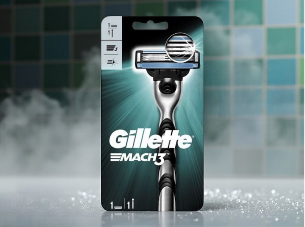 Gillette станок Mach 3 (Станок + 1 кассета)