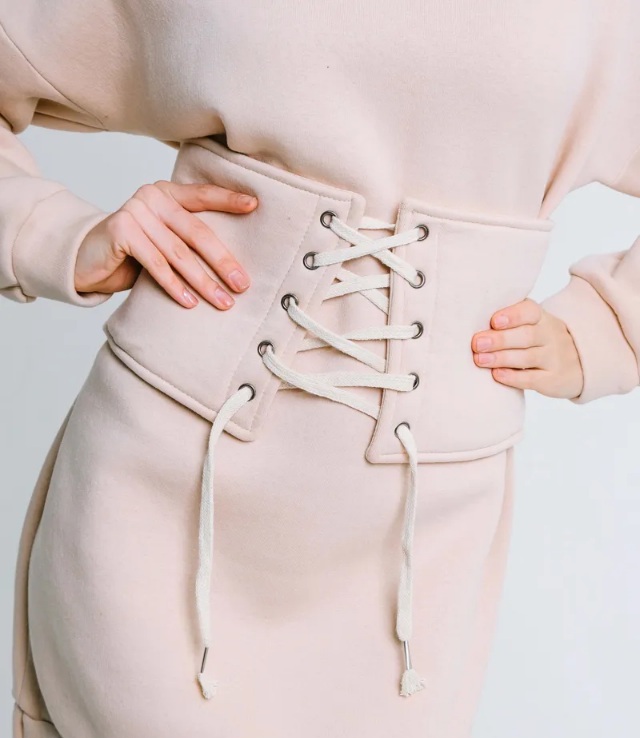 Платье #БШ1677, теплое с флисом, ремень широкий в комплекте