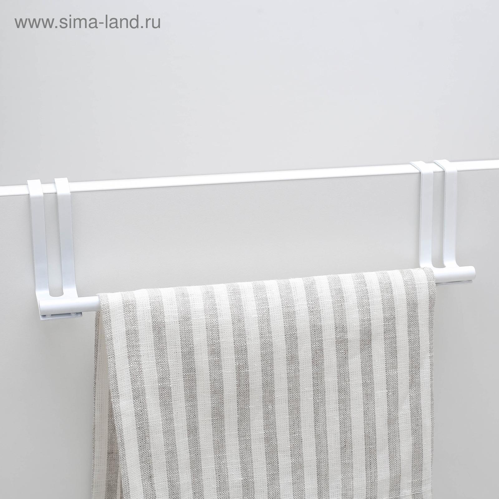 Держатель для полотенец на дверцу, белый