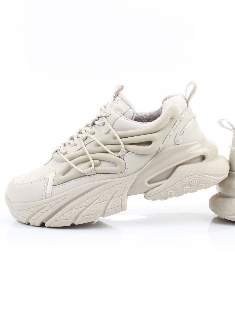 04-P109-2 MENTHOL Кроссовки демисезонные женские (натуральная кожа, текстиль)