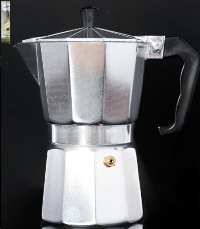 Кофеварка гейзерная 300 мл 6 чашек / LV-677 /уп 36/ 0,325/ 690091/