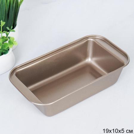 Форма для выпечки Кекса и хлеба 19х10х5 см светлое / RSD-40 /уп 100/ 0,093/ 18,5х9,5х4,5/ 688592