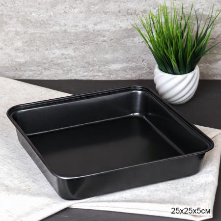 Форма для выпечки квадрат 25х5 см / RSD-12 /уп 50/ 0,292/ 25,5(23)х5/ 711740/