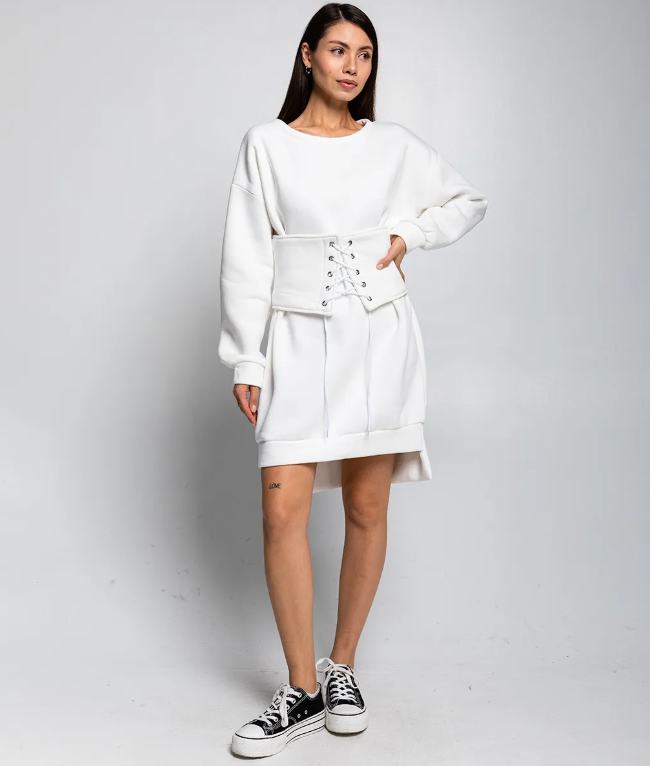 Платье с поясом  #БШ1677