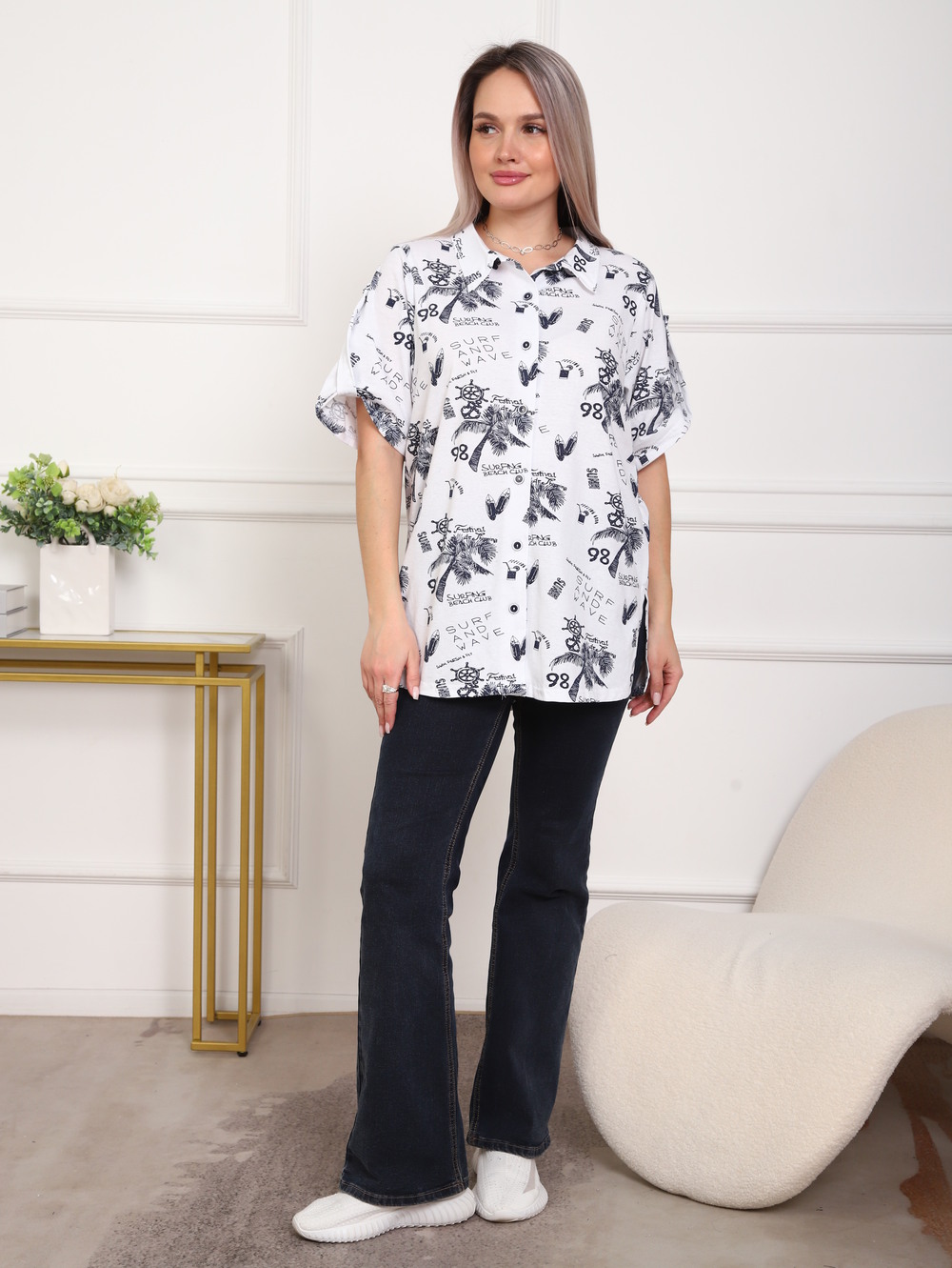 Женская рубашка 5005