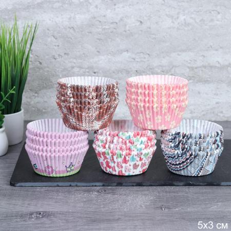 Форма для выпечки 5*3 см, набор 100 штук