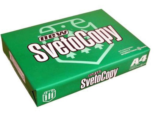 БУМАГА А4 "SVETOCOPY NEW" 210*297ММ, 80Г/М2 95% 500Л/ПЧ.