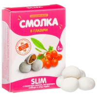 Смолка в глазури «SLIM» с экстрактом годжи и имбиря, 5 шт