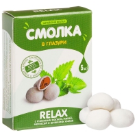 Смолка в глазури «RELAX» с экстрактом мяты и мелиссы, 5 шт