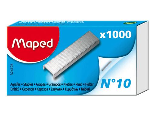 СКОБЫ ДЛЯ СТЕПЛЕРА №10 MAPED 1000ШТ ИЗ ВЫСОКОКАЧЕСТВЕННОЙ СТАЛИ 324105