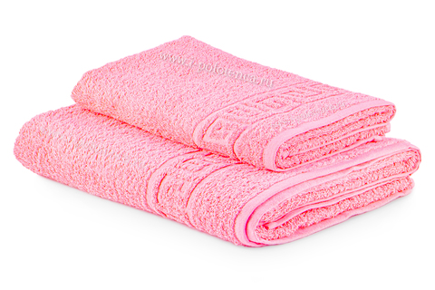 50*90 Полотенце махровое гладкокрашенное (Розовый)