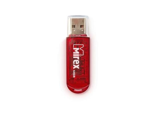 USB флэш-накопитель 64 ГБ Mirex ELF RED 64GB (ecopack)