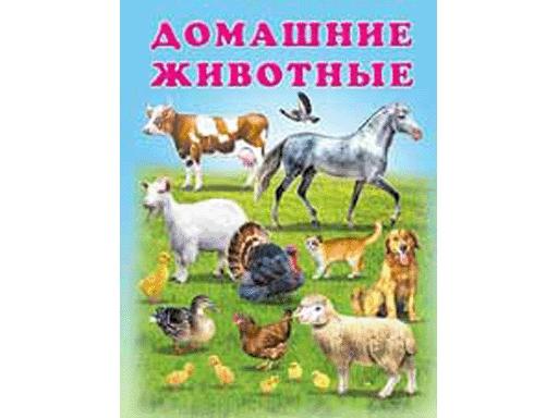 Книга на картоне. УМ. Домашние животные 140*180 Арт. 23140