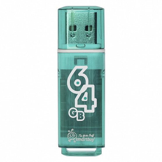 Флэш накопитель USB 64 Гб Smart Buy Glossy (green)