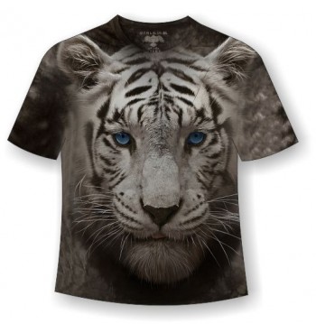Подростковая футболка Белый тигр KP 141