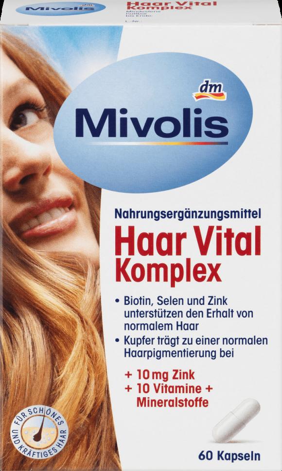 ВЫКУПЛЕНО!!!!Mivolis Haar Vital Komplex Kapseln  Витаминный комплекс для волос, 60 шт
