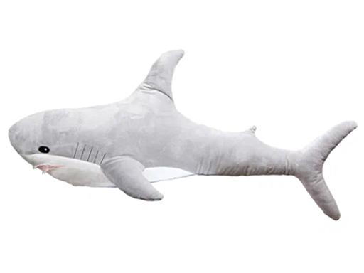 Мягкая игрушка акула Спайк,100см., серая (ИС-01)